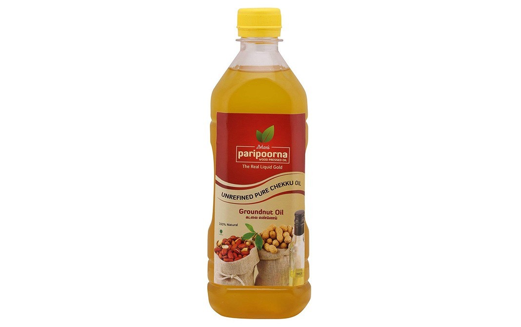 Zohan's Paripoorna Groundnut Oil    Bottle  500 millilitre